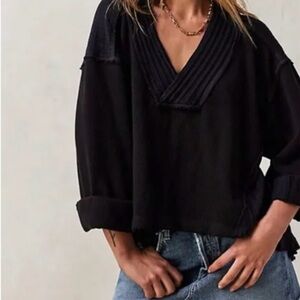 We The Free Thandie Tee in black - size Medium